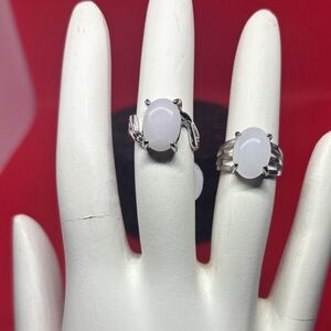 Buyers choice Elegant Silver Oval moonstone gemstone Stone Ring